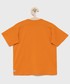 Koszulka United Colors Of Benetton United Colors of Benetton t-shirt bawełniany dziecięcy kolor pomarańczowy gładki