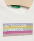 Koszulka United Colors Of Benetton United Colors of Benetton longsleeve bawełniany dziecięcy kolor biały