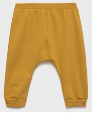 Spodnie United Colors of Benetton spodnie dresowe dziecięce kolor żółty gładkie - Answear.com United Colors Of Benetton