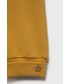 Spodnie United Colors Of Benetton United Colors of Benetton spodnie dresowe dziecięce kolor żółty gładkie