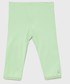 Legginsy United Colors Of Benetton United Colors of Benetton legginsy dziecięce kolor zielony gładkie