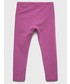 Legginsy United Colors Of Benetton United Colors of Benetton legginsy dziecięce kolor fioletowy gładkie