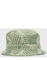 Kapelusz kapelusz FROTTE bawełniany kolor zielony bawełniany - Answear.com Oas