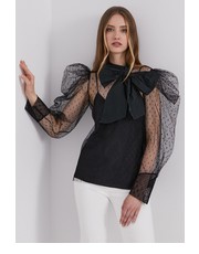 Bluzka Bluzka damska kolor czarny wzorzysta - Answear.com Red Valentino
