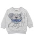 Bluza Kenzo Kids bluza dziecięca kolor szary z aplikacją