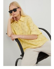 Bluzka bluzka kolor żółty - Answear.com Samsoe Samsoe
