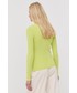 Sweter Samsoe Samsoe sweter z domieszką jedwabiu damski kolor zielony lekki