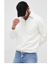 Bluza męska bluza bawełniana męska kolor biały gładka - Answear.com Samsoe Samsoe