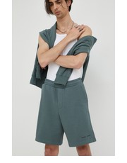 Krótkie spodenki męskie szorty bawełniane męskie kolor zielony - Answear.com Samsoe Samsoe