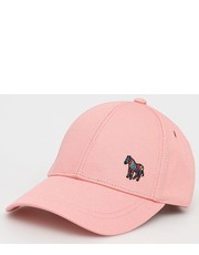 Czapka czapka bawełniana kolor różowy gładka - Answear.com Paul Smith