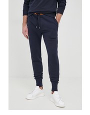 Spodnie męskie spodnie dresowe bawełniane męskie kolor granatowy gładkie - Answear.com Paul Smith