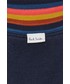 Spodnie męskie Paul Smith spodnie dresowe bawełniane męskie kolor granatowy gładkie