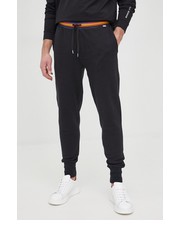 Spodnie męskie spodnie dresowe bawełniane męskie kolor czarny gładkie - Answear.com Paul Smith