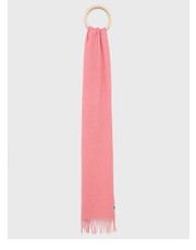Szalik szalik wełniany kolor różowy gładki - Answear.com Paul Smith