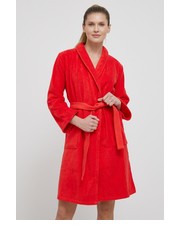 Piżama szlafrok bawełniany kolor czerwony - Answear.com Kenzo