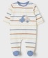 Odzież dziecięca Mayoral Newborn pajacyk niemowlęcy kolor beżowy