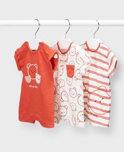 Odzież dziecięca body niemowlęce (3-pack) kolor czerwony - Answear.com Mayoral Newborn