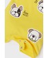 Odzież dziecięca Mayoral Newborn Pajacyk niemowlęcy (3-pack) kolor żółty