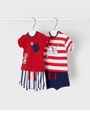 Spodnie Komplet niemowlęcy kolor czerwony - Answear.com Mayoral Newborn