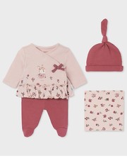 Spodnie komplet niemowlęcy kolor różowy - Answear.com Mayoral Newborn
