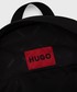 Plecak Hugo plecak męski kolor szary duży gładki