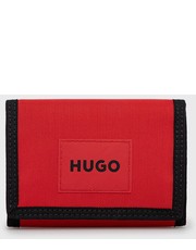 Portfel portfel męski kolor czerwony - Answear.com Hugo