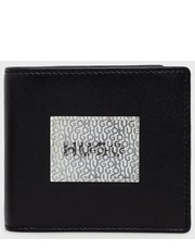 Portfel portfel skórzany męski kolor czarny - Answear.com Hugo