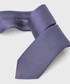 Krawat Hugo krawat jedwabny kolor fioletowy