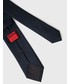 Krawat Hugo krawat jedwabny kolor granatowy