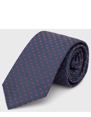 Krawat krawat z domieszką jedwabiu - Answear.com Hugo