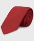 Krawat Hugo krawat jedwabny kolor czerwony