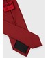 Krawat Hugo krawat jedwabny kolor czerwony