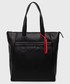 Shopper bag Hugo torebka kolor czarny