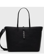 Shopper bag torebka kolor czarny - Answear.com Hugo