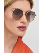 Okulary okulary przeciwsłoneczne damskie kolor złoty - Answear.com Hugo