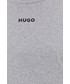 Bluzka Hugo t-shirt bawełniany kolor szary