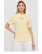 Bluzka t-shirt damski kolor żółty - Answear.com Hugo