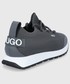 Sneakersy Hugo Buty kolor szary na płaskim obcasie