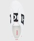 Sneakersy Hugo Buty skórzane kolor biały na płaskim obcasie