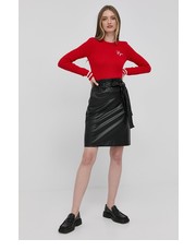 Spódnica spódnica kolor czarny mini prosta - Answear.com Hugo