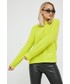 Sweter Hugo sweter bawełniany damski kolor żółty
