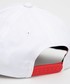 Czapka Hugo czapka bawełniana kolor biały z nadrukiem