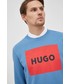 Bluza męska Hugo bluza bawełniana z nadrukiem
