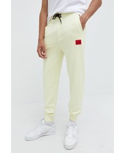 Spodnie męskie spodnie dresowe bawełniane kolor transparentny - Answear.com Hugo