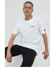 T-shirt - koszulka męska t-shirt męski kolor biały gładki - Answear.com Hugo