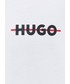 T-shirt - koszulka męska Hugo t-shirt bawełniany kolor biały z nadrukiem