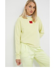 Bluza bluza bawełniana damska kolor żółty gładka - Answear.com Hugo