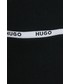 Bluza Hugo bluza bawełniana damska kolor czarny gładka