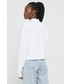 Bluza Hugo bluza bawełniana damska kolor biały z aplikacją