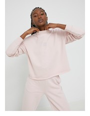 Bluza bluza bawełniana damska kolor różowy z aplikacją - Answear.com Hugo